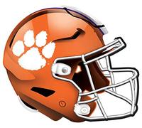 Fan Creations NCAA Clemson Tigers Clemson University Authentic Unisex Helmet Team Color, 12"