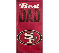 Fan Creations San Francisco 49ers Best Dad Sign, Multicolored, No Size