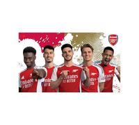 fan decor Arsenal FC Vinyl Wall Sticker - Small (65cm (w) x 40cm (h) - Mens Player Mix 1