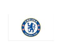 fan decor Chelsea FC Vinyl Wall Sticker - Small (65cm (w) x 40cm (h) - Full Crest on White