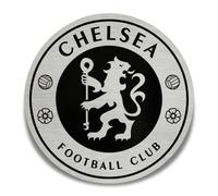 fan decor Chelsea Wall Plaque - Officially Licensed Aluminium Wall Art - 47x47cm with Hanging Kit - Chelsea FC Gift for Men, Boys and Fans - Bedroom, Gaming Room and Man Cave Decor