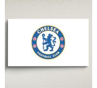 fan decor Licensed Décor Chelsea FC Acrylic Wall Art- Medium (100cm (w) x 60cm (h) - Full Crest on White
