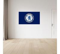 fan decor Licensed Décor Chelsea FC Vinyl Wall Sticker - Large (130cm (w) x 80cm (h) - Full Crest on Secondary Dark Blue