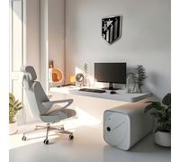 fan decor Licensed Décor officially licensed Atlético de Madrid Plaque (39.6X50cm) 3mm Brushed Aluminium Composite
