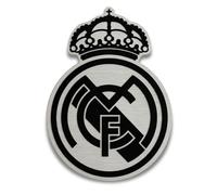 fan decor Licensed Décor officially licensed Real Madrid CF Plaque (36x49cm) 3mm Brushed Aluminium Composite