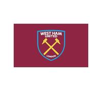 fan decor Official West Ham Wall Sticker - Officially Licensed Vinyl Decal - 65x40cm or 100x60cm - Easy-Remove, No-Residue - West Ham Gift for Men, Boys, Kids and Fans
