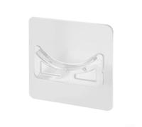 Fan Design Tension Rod Holder for Adjustable Curtain Rods Up to 4 cm Diameter ABS Construction for Reliable Performance on Smooth Walls (8)