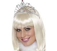 Fan Design Tiara, Silver Halloween