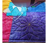 Fan Diamond Template for Quilting Fits Inside FMQ Grip 5