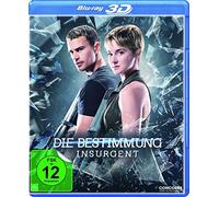 Fan Edition Die Bestimmung - Insurgent (Lenticular (FSK 12 Jahre) 3D Blu-Ray [2015] [Region A & B & C]