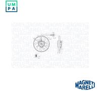 MAGNETI MARELLI 069422883010 Fan, radiator