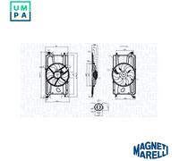FAN ENGINE COOLING 069422900010 FOR FORD FOCUS/II/Van/Turnier/Convertible 1.6L