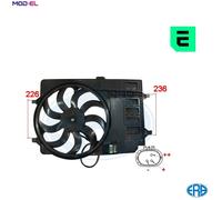 ERA 352016 Fan, radiator