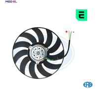 FAN ENGINE COOLING 352025 FOR AUDI A4/S4 A6/S6 AWA/ALT 2.0L BVF/BVG 2.0L 4cyl A4