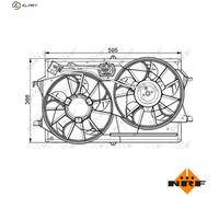 New Fan, radiator for FORD:FOCUS I,FOCUS I Saloon,FOCUS I Clipper 1061258