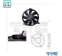 TYC 802-0002 Fan, radiator