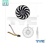 TYC 802-0051 Fan, radiator