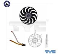 TYC 802-0051 Fan, radiator