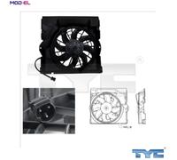 TYC 803-0009 Fan, radiator