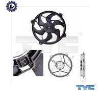 FAN ENGINE COOLING 805-0001 FOR PEUGEOT PARTNER/Platform/Chassis/PATAGONICA 1.6L
