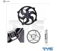 TYC 805-0001 Fan, radiator
