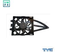 Radiator Fan TYC Fits FIAT Panda Van 51732069