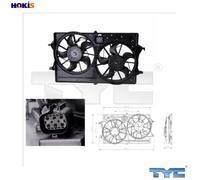 TYC Radiator Fan 810-0016 – Double Fan for Ford Focus & C-MAX 2.0L