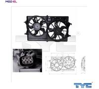 TYC 810-0016 Fan, radiator