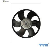 Radiator fan 821-0008 TYC for MERCEDES-BENZ VW
