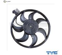Radiator Fan TYC Fits OPEL Astra G Zafira A 1341300