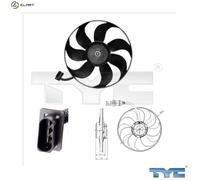 New Fan, radiator for AUDI SEAT VW:A3,TT,LEON,BEETLE,BORA I 1J0959455S