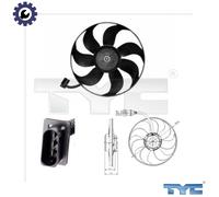 FAN ENGINE COOLING 837-0004 FOR VW NEW/BEETLE/Convertible GOLF/IV/Mk BORA 2.0L