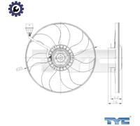 FAN ENGINE COOLING 837-0036 FOR VW AUA/BKY/BBY 1.4L 4cyl POLO