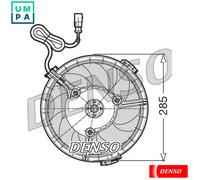 DENSO DER02005 Fan, radiator