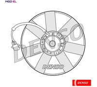 Radiator fan DER32002 DENSO for VW AUDI SKODA SEAT