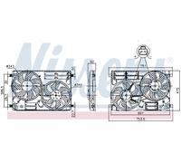 FAN ENGINE COOLING FITS: FORD GRAND C-MAX 2.0 TDCI/1.5 ECOBOOST.FORD C-MAX II