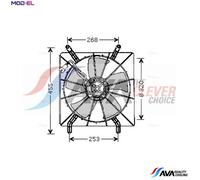 FAN ENGINE COOLING HD7519 FOR HONDA CR-V/II/SUV/Mk K20A4 2.0L 4cyl CR-V II SUV