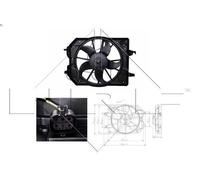 NRF 47021 Fan, radiator
