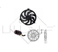 Fan, engine cooling NRF 47323 for PEUGEOT 206 Van 1.1 2002-2007