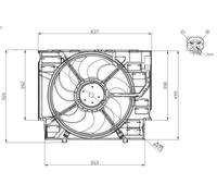 NRF Radiator Fan 47960 – Genuine for BMW 5 Series (E60) 2005–2009