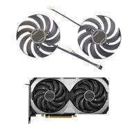 Fan for graphics cards MSI GeForce RTX 4070 Ventus/Super-Ventus, MSI RTX 4070 Ti SUPER Ventus 2X OC | PLD10010S12HH, replacement fan, GPU cooler fan