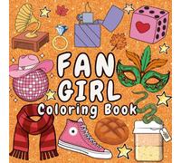 Fan Girl Coloring Book | Bold and Easy Music Lover Themed Aesthetic Coloring Pages for Girls, Kids, Teens: Cute Illustrations Featuring Disco Balls, ... Show | Ideal Gift for Girly New Music Fans