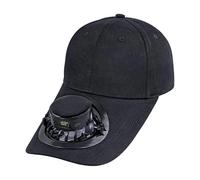 Fan Hat With Removable Fan Solar USB Charging Digital Display 3 Adjustable Speed UPF 50+ Cooling Baseball Dad Trucker Plain Cap Large Area Sun Protection Hats Summer Buckle Sun Hat Fishing Hiking
