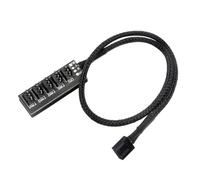 Fan Hub PC,CPU Fan Splitter Computer Fan Hub | Energy-Saving Design Case Fan Hub, Fan Hub, Advanced Control Technology and High-Quality Electronic Components for Efficient Cooling, Home
