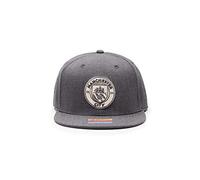 Fan Ink Manchester City Platinum Snapback Hat - Heather Black, One Size