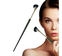 Fan Makeup Brush, Fan Shaped Makeup Brush, Contour Brush for Makeup, Half Fan Shaped, Soft Bristles Under Eye Blush, Angled Brush, Makeup Highlighter Brush for Blending V