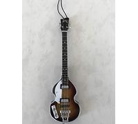 FAN MERCH Beatles Ornament Hofner Violin Bass Mini Guitar Replica - Fab Four 6" Holiday Ornament