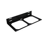 Fan Mounting Kit Cooling Fan Fan Radiator Holder 120MM 240MM 360MM Mount Bracket, Computer Case Accessory Gadget,Silver,Black(240MM Black)
