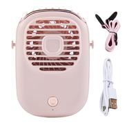 Fan Neck Fan Port | Cooling Fans | USB Rechargeable Desk Fan, Cooling Gadget for Men and Women, Workplace, Beach, Mar