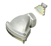Fan Nozzle Flat Duckbill Spray Head Wide Thickened Fan Shaped Structure for Cooling Drying Cleaning Tasks for Effective Heat Dissipation High Tempe Aluminum Alloy 1.5-inch Internal Thread Steel Plate